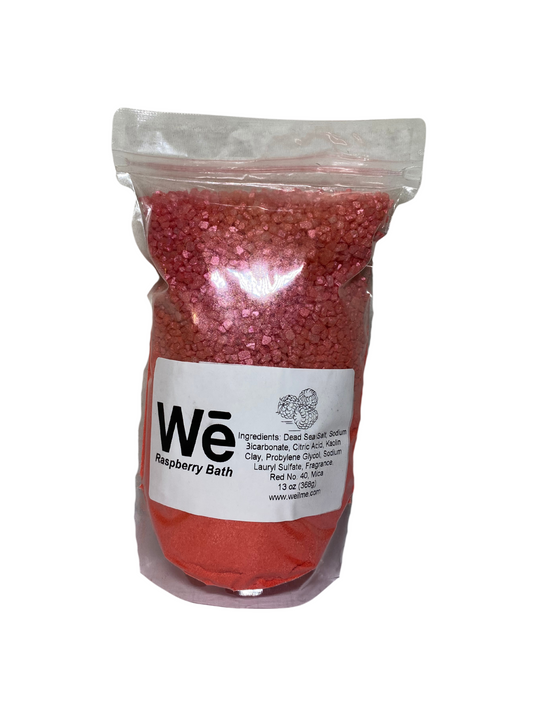 Raspberry Bath Potion with Dead Sea Salt